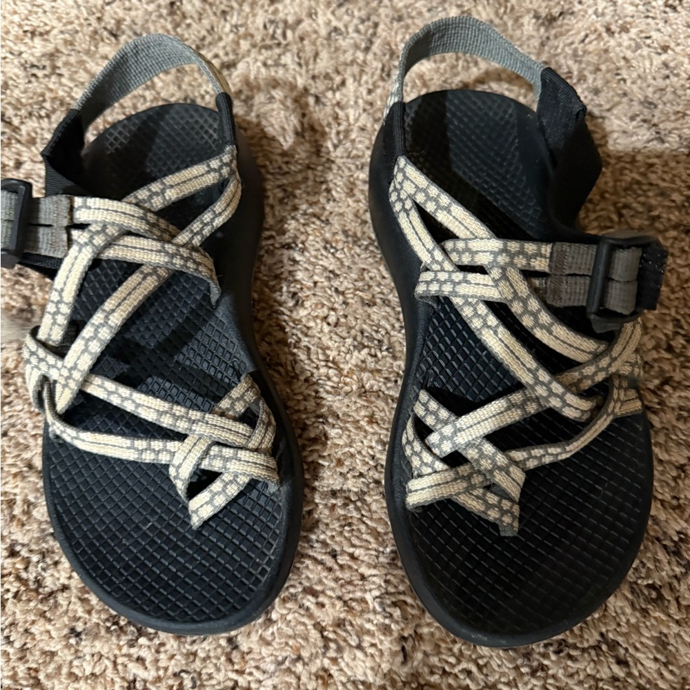 Chaco Black and Gray Performance Sandals